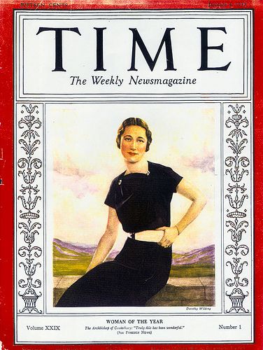 Image of Wallis Simpson "Woman of the Year" 1936