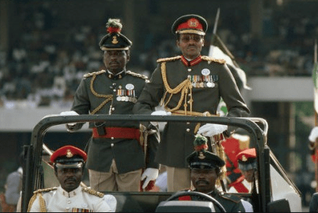 Image of Major-General Muhammadu Buhari as Nigeria's Military Head-of-State