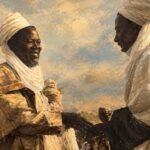 Ahmadu Bello greets Emir Sanusi