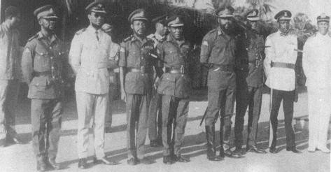 Top commanders of the Repubic of Biafra, 1969.
