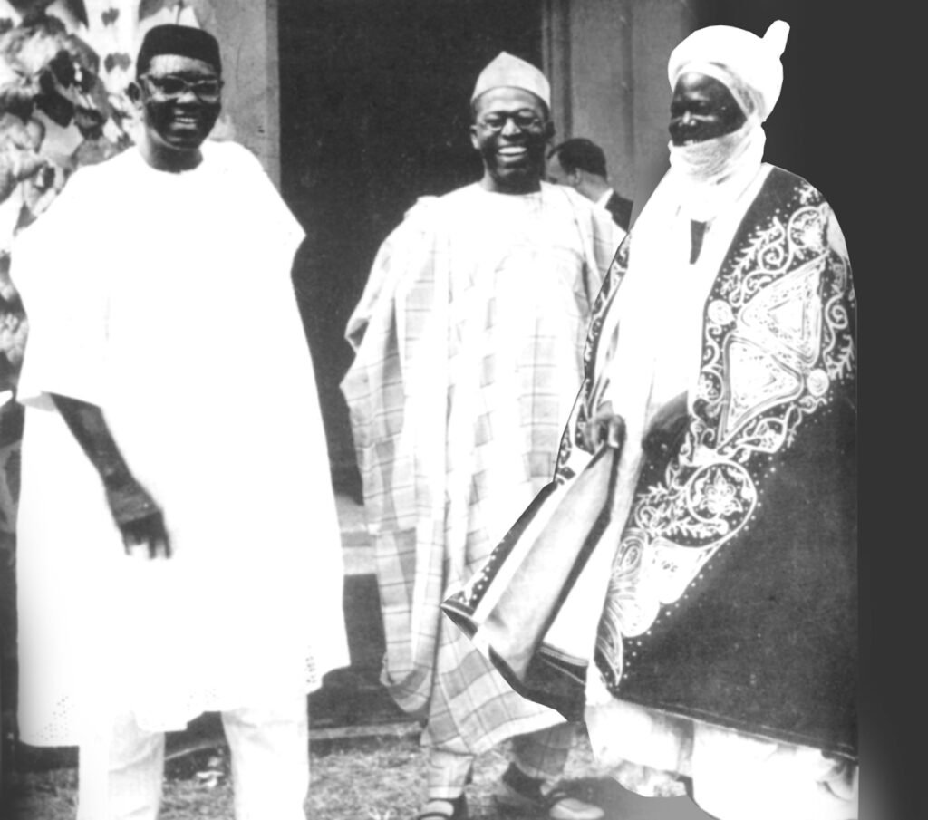 Azikiwe, Awolowo and Bello.